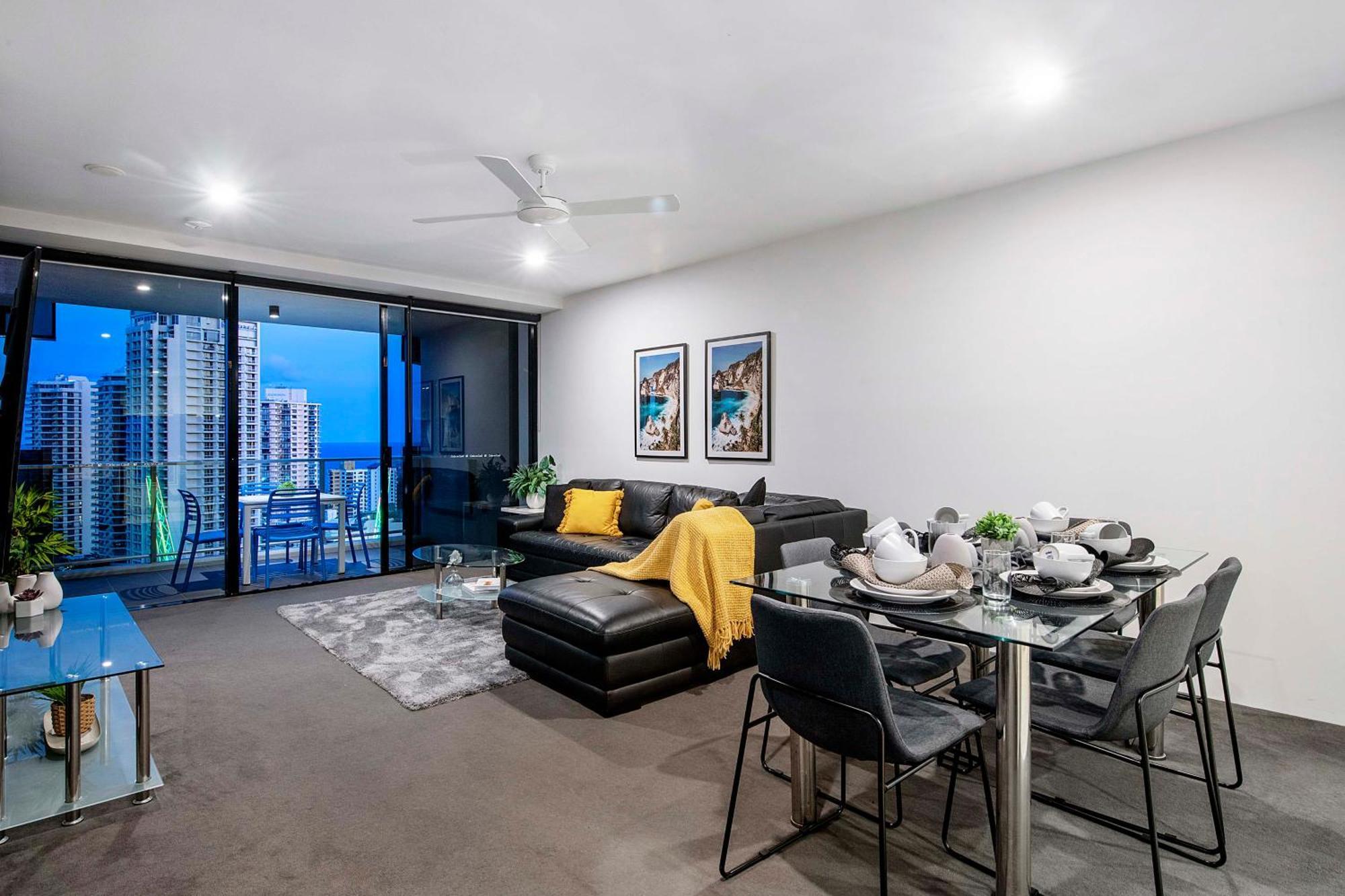 Ocean View Apartments With Balcony - Circle On Cavill - Central Location! - Self Contained & Privately Managed Χρυσή Ακτή Εξωτερικό φωτογραφία