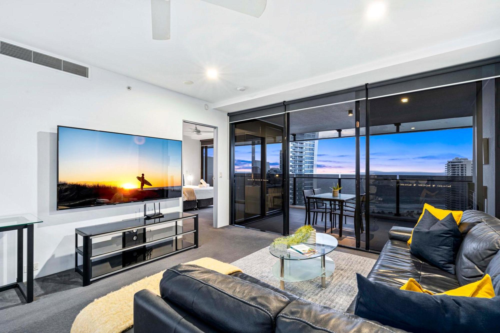 Ocean View Apartments With Balcony - Circle On Cavill - Central Location! - Self Contained & Privately Managed Χρυσή Ακτή Εξωτερικό φωτογραφία