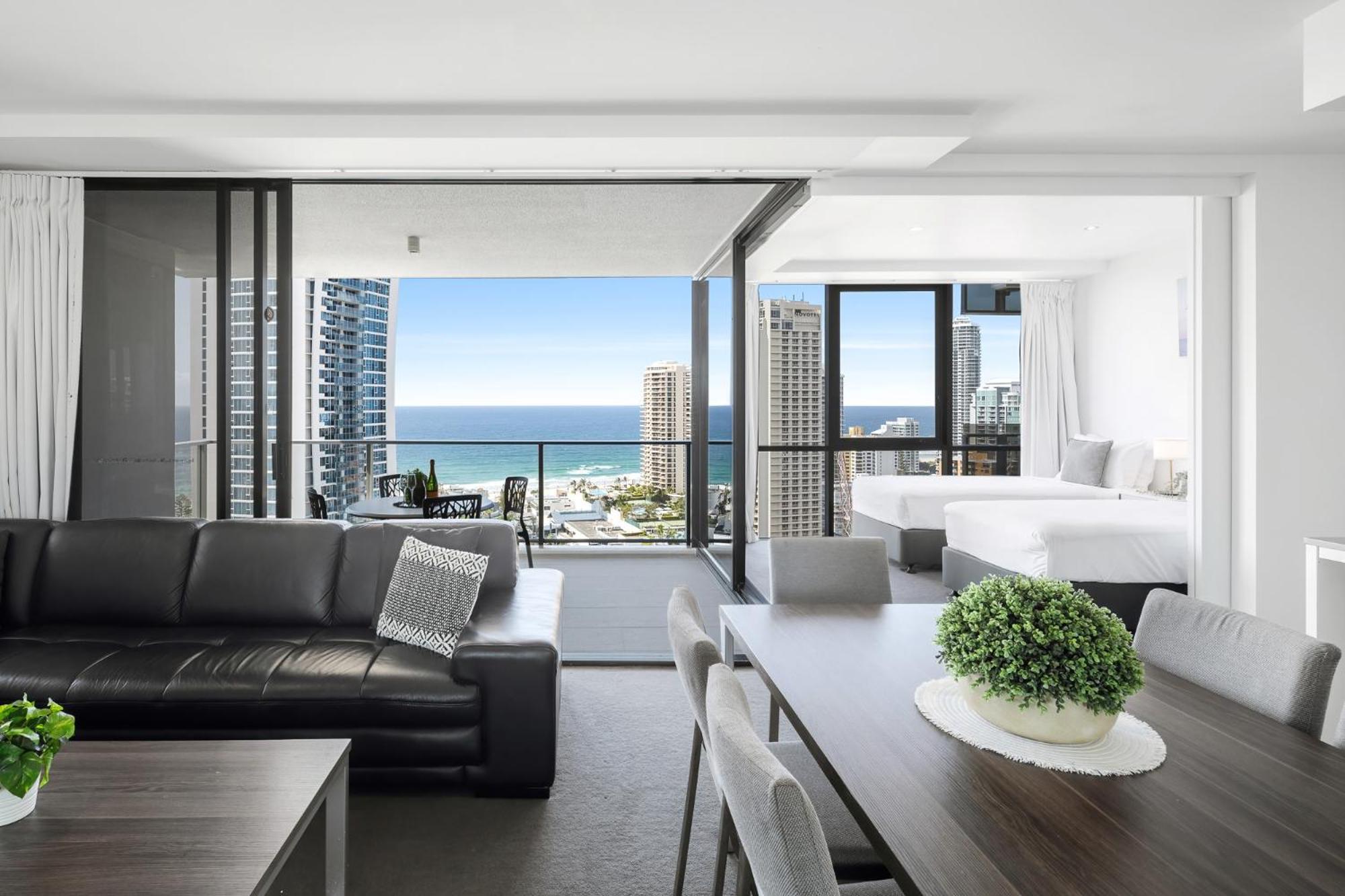 Ocean View Apartments With Balcony - Circle On Cavill - Central Location! - Self Contained & Privately Managed Χρυσή Ακτή Εξωτερικό φωτογραφία