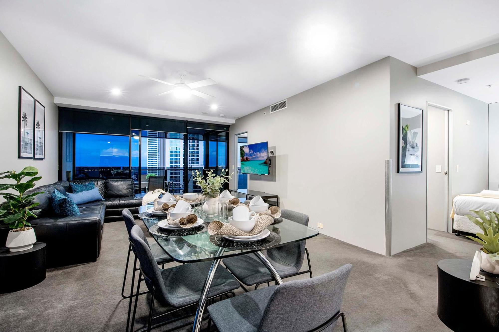 Ocean View Apartments With Balcony - Circle On Cavill - Central Location! - Self Contained & Privately Managed Χρυσή Ακτή Εξωτερικό φωτογραφία
