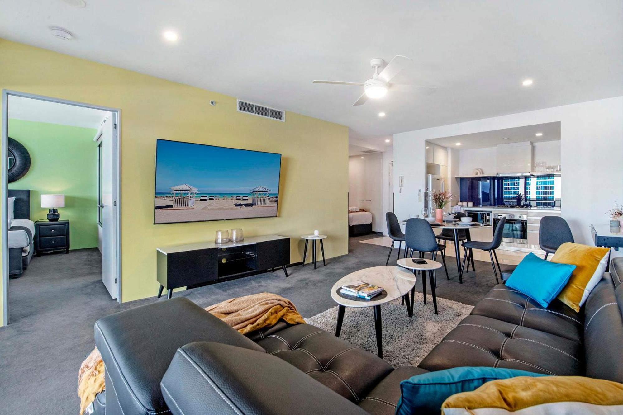 Ocean View Apartments With Balcony - Circle On Cavill - Central Location! - Self Contained & Privately Managed Χρυσή Ακτή Εξωτερικό φωτογραφία