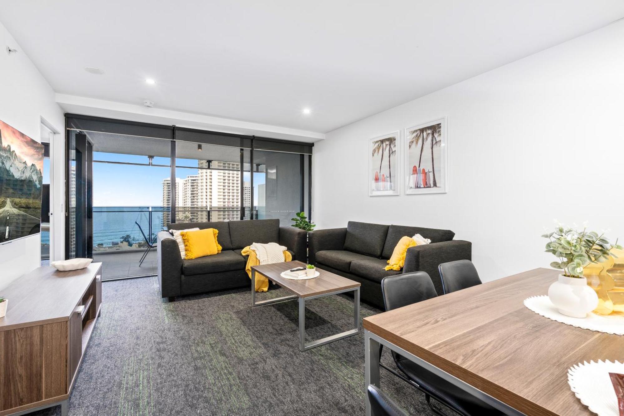 Ocean View Apartments With Balcony - Circle On Cavill - Central Location! - Self Contained & Privately Managed Χρυσή Ακτή Εξωτερικό φωτογραφία